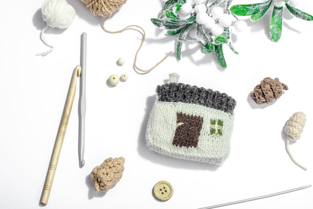 Boxed embroidery kit